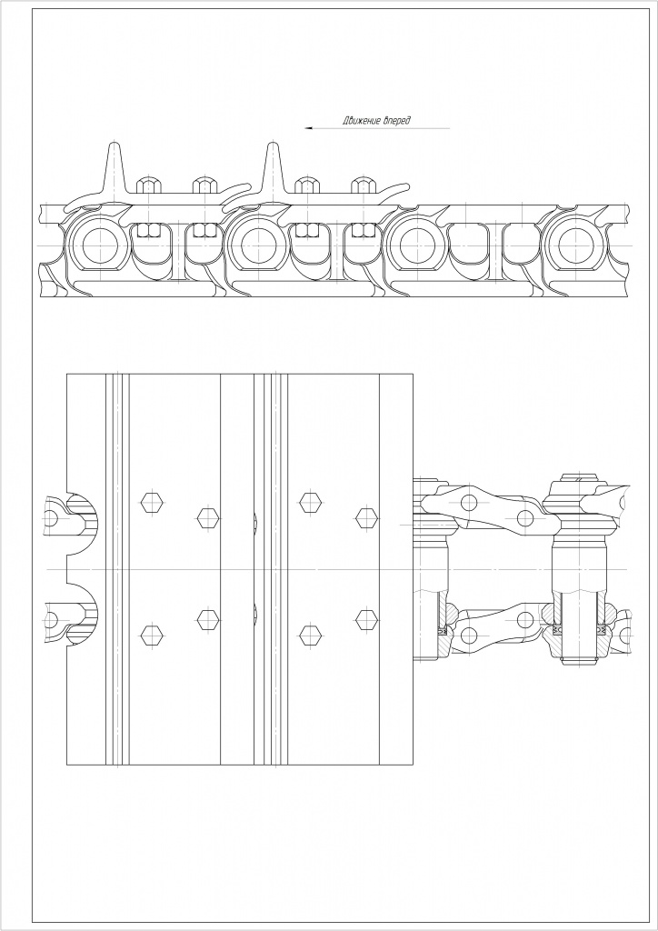 Гусеница Shantui SD-16